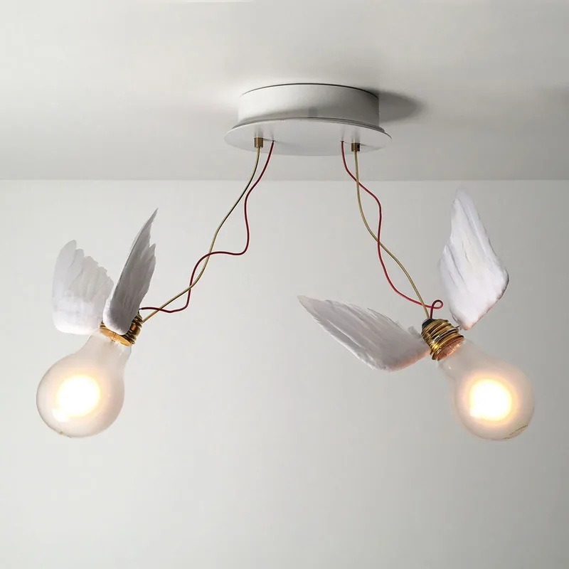 Lucellino Doppio Wandlamp - Ingo Maurer - Woonkamer - Designer - Rond by Ingo Maurer – product photo