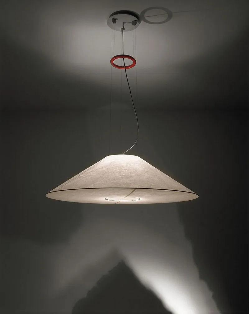 Maru Hanglamp H100-160cm - Ingo Maurer - Woonkamer - Papier / Karton by Ingo Maurer – product photo