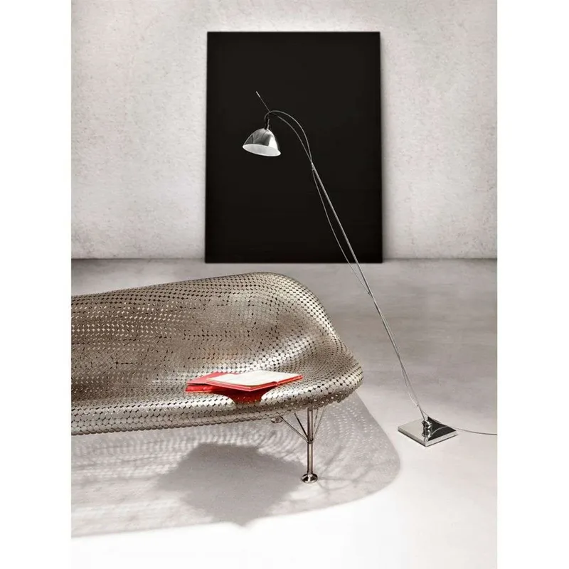 Max. Floor LED Vloerlamp Chrome - Ingo Maurer - Woonkamer - Aluminium by Ingo Maurer – product photo