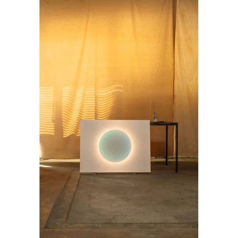 Moodmoon Framed Wandlamp 100x75 RGBW White - Ingo Maurer - Woonkamer - Papier / Karton fra Ingo Maurer – produktbillede