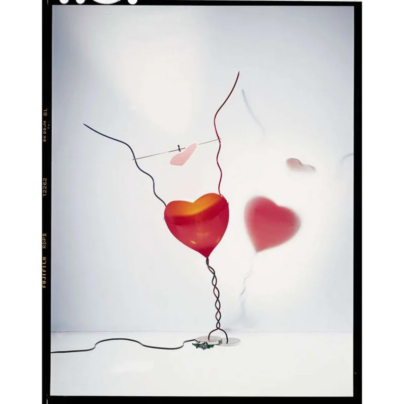 One From The Heart Taffellamp - Ingo Maurer - Woonkamer - Metaal van Ingo Maurer – productfoto