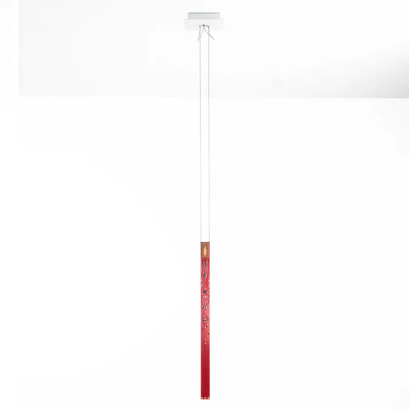 One New Flame Hanglamp Rood - Ingo Maurer - Woonkamer - Designer - Metaal - 1 lamp van Ingo Maurer – productfoto