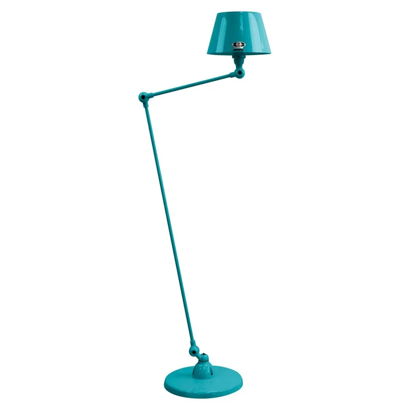 Aicler AID833 80+30cm vloerlamp fra Jieldé i Oceaanblauw – produktbillede