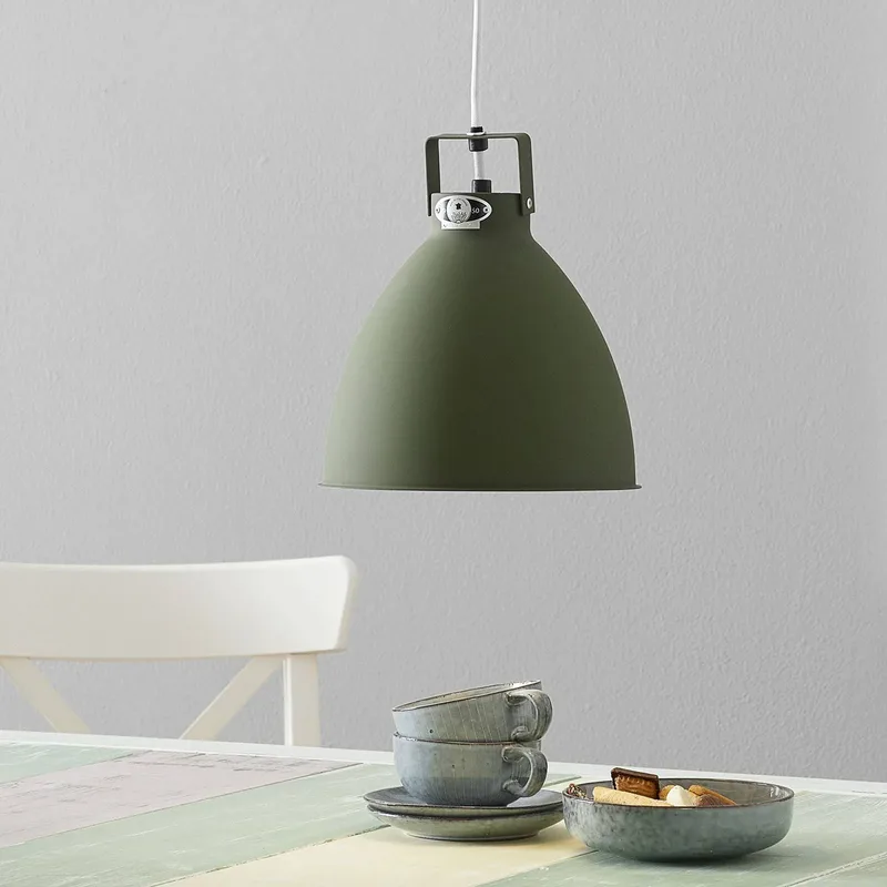 Augustin A240 hanglamp by Jieldé in Olijfgroen mat – product photo