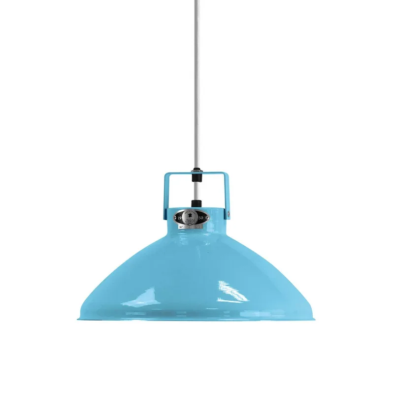 Beaumont B240 hanglamp von Jieldé in Lichtblauw glanzend – Produktfoto