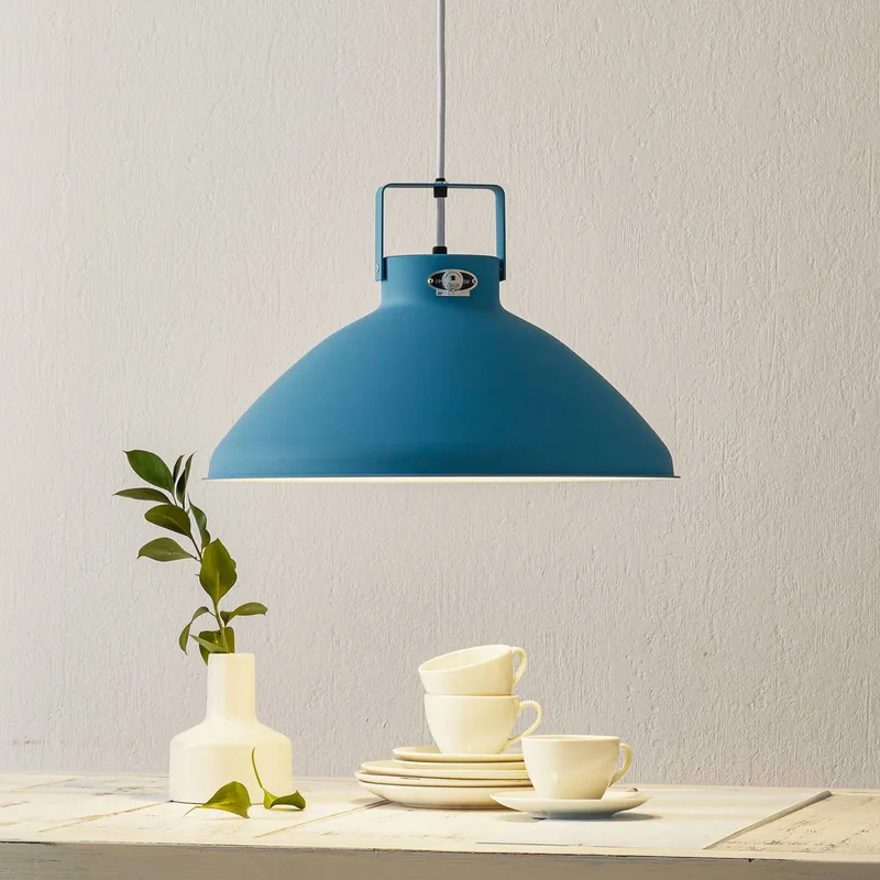 Beaumont B360 hanglamp by Jieldé in Lichtblauw mat – product photo