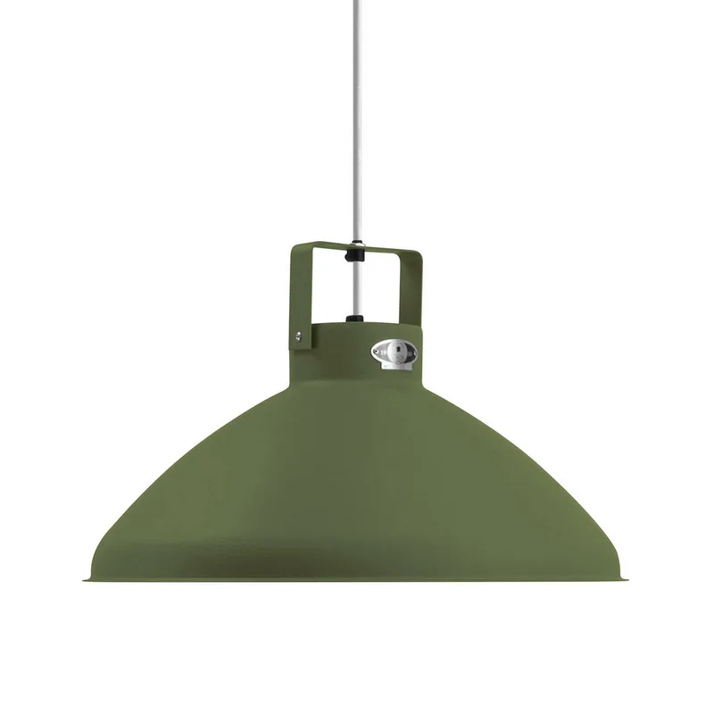 Beaumont B360 hanglamp von Jieldé in Olijfgroen mat – Produktfoto