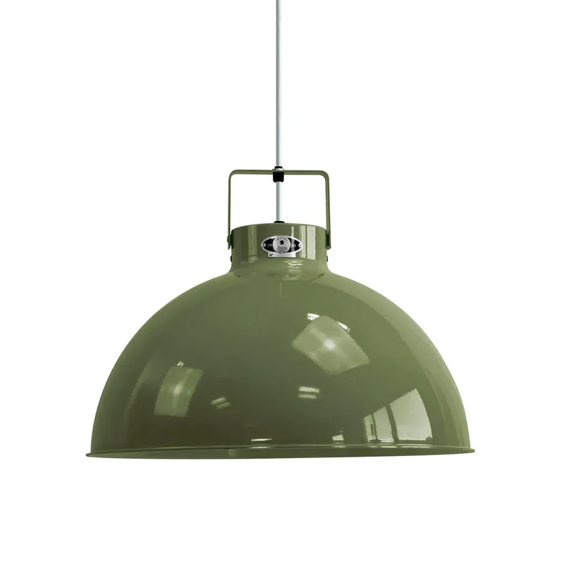 Dante D450 hanglamp, Ø 45 cm de Jieldé en Olijfgroen – photo du produit