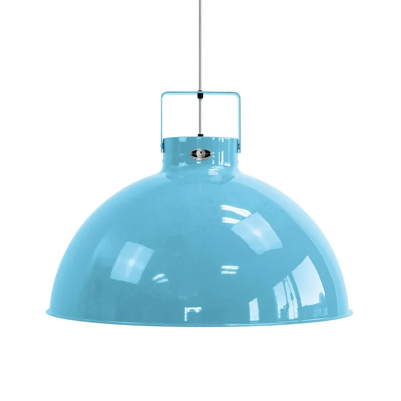 Dante D675 hanglamp, Ø 67,5cm de Jieldé en Bleu clair – photo du produit