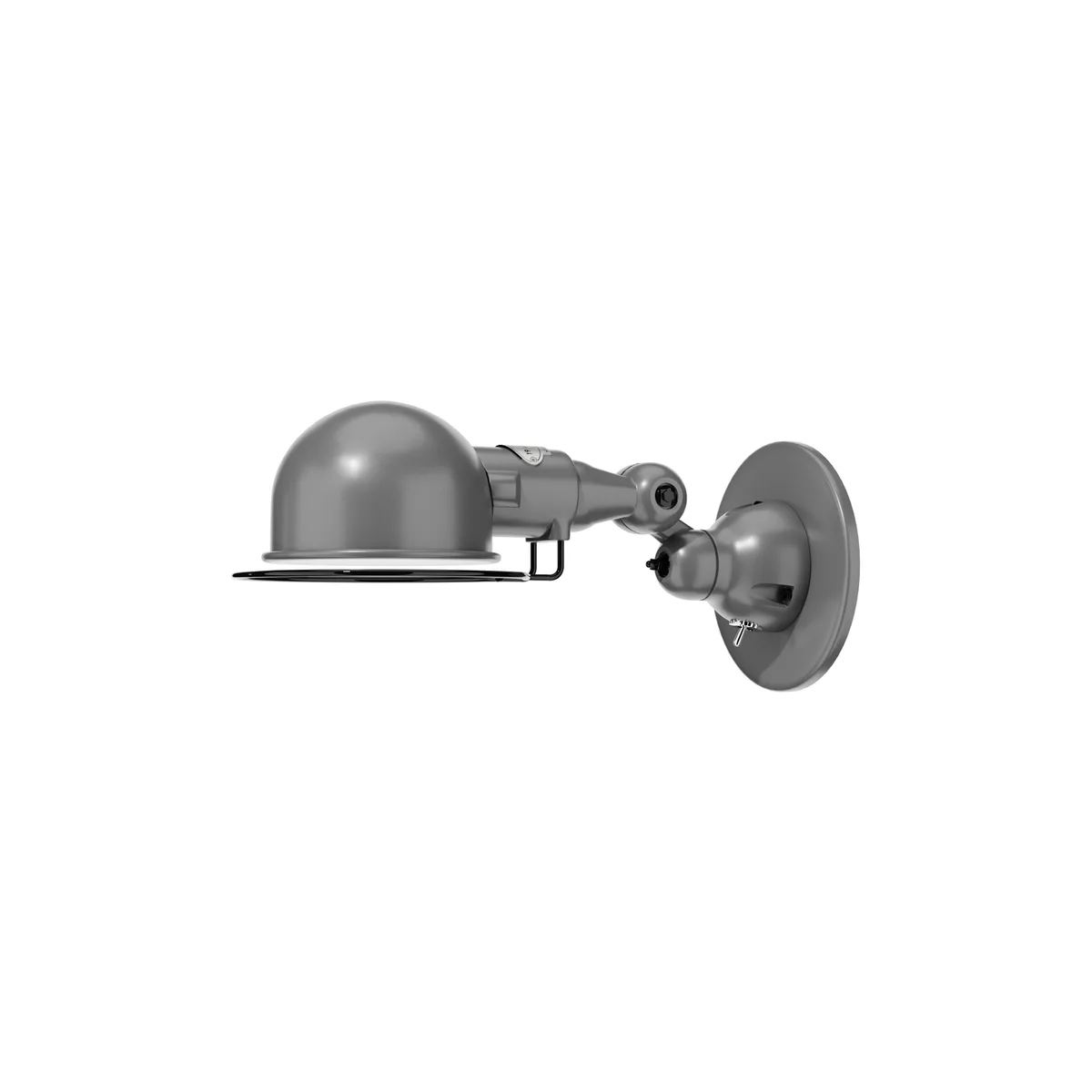 Drehbare Wandleuchte Signal - Silber - Gussaluminium - Designer Jean-Louis Domecq van Jieldé – productfoto