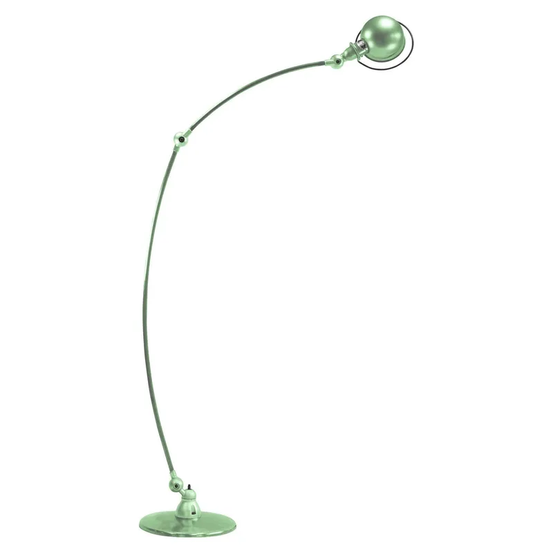 Loft C1260 boogvloerlamp de Jieldé en Mintgroen – photo du produit