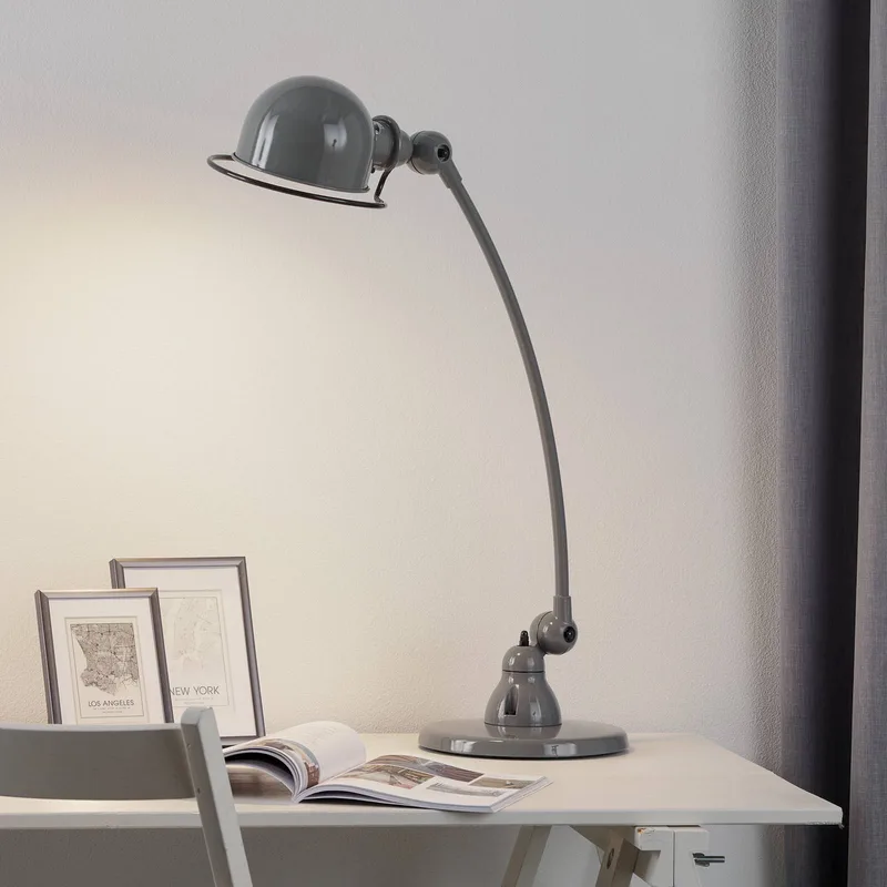 Loft C6000 tafellamp, gebogen de Jieldé en Gris – photo du produit