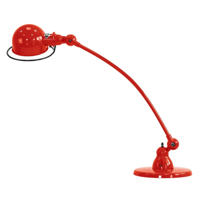 Loft C6000 tafellamp, gebogen by Jieldé in Red – product photo