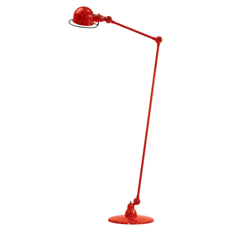 Loft D1240 vloerlamp scharnierarm från Jieldé i Röd – produktbild