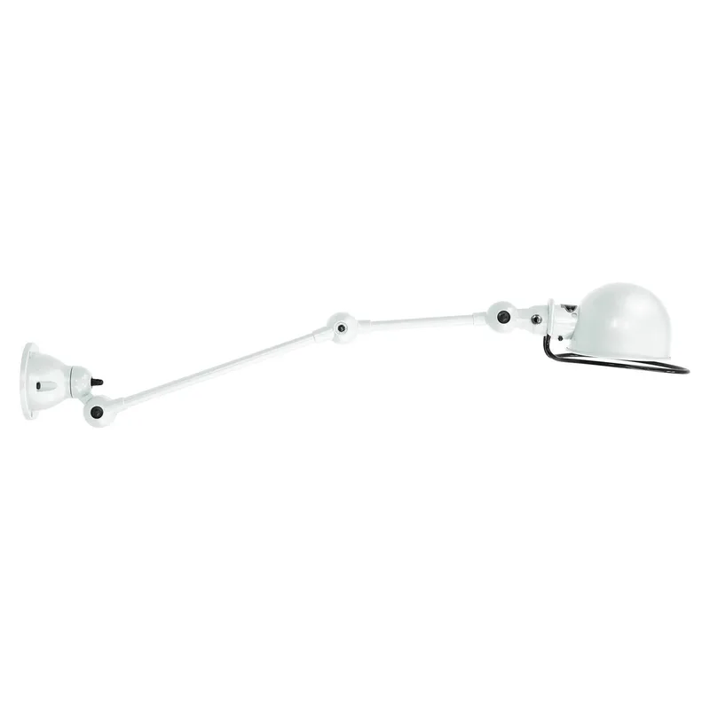 Loft D4251 wandlamp, scharnierarm de Jieldé en Blanc – photo du produit