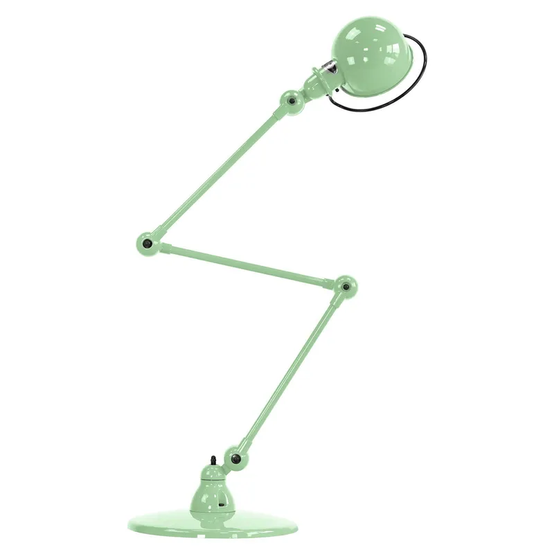 Loft D9403 scharnier-vloerlamp by Jieldé in Mintgroen – product photo