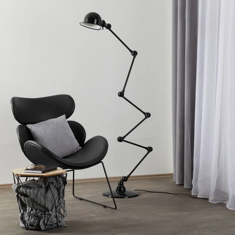 Loft D9406 Vloerlamp 6x40cm by Jieldé in Black – product photo