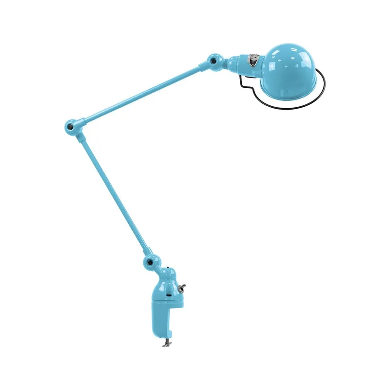 Signal SI332 tafellamp met klem blauw van Jieldé in Pastelblauw – productfoto