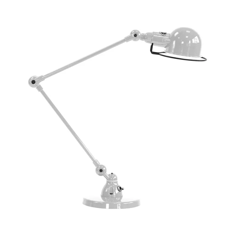 Signal SI333 tafellamp met voet by Jieldé in Zilvergrijs – product photo