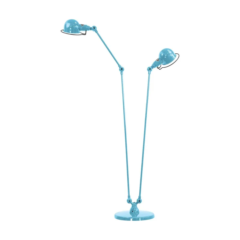 Signal SI8380 vloerlamp 2-lamps pastellblau van Jieldé in Pastelblauw – productfoto