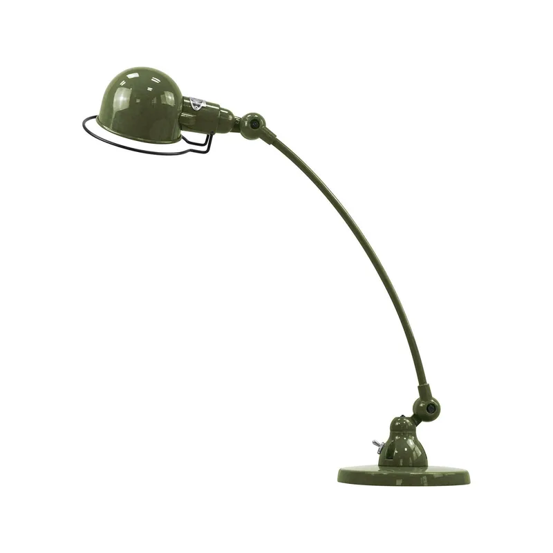 Signal SIC400 tafellamp, voet 1 arm groen de Jieldé en Olijfgroen – photo du produit