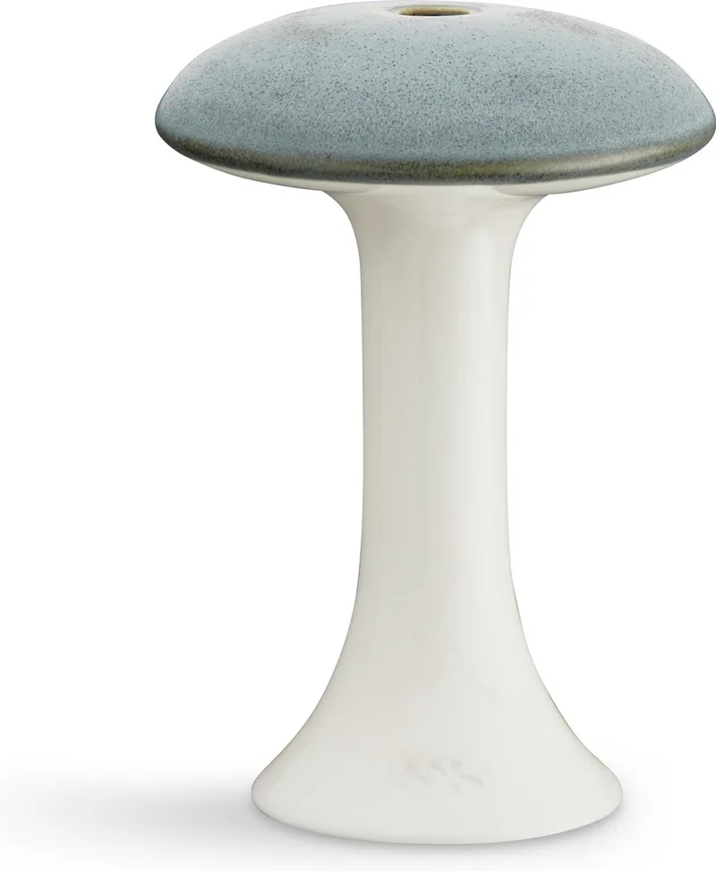 Ahlmann Kandelaar - 14 cm - Donker Groen/Wit by Kähler in Wit – product photo