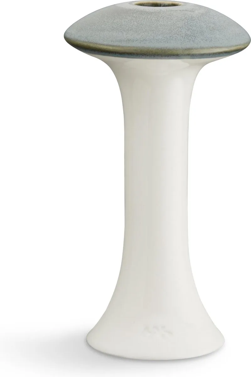 Ahlmann Kandelaar - 16 cm - Donker Groen/Wit de Kähler en Wit – photo du produit