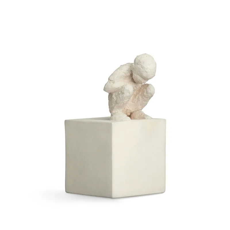 Character Skulptur mit Botschaft The curious one van Kähler – productfoto