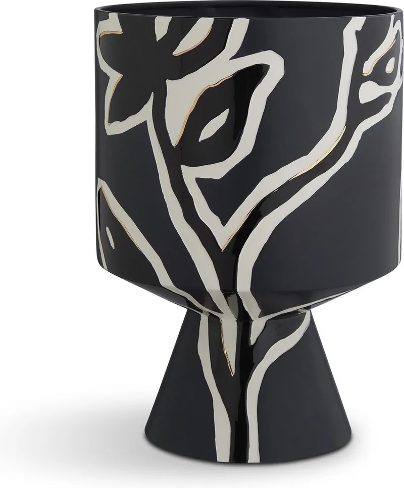 Fiora Vloervaas - middernachtblauw by Kähler in Blauw – product photo