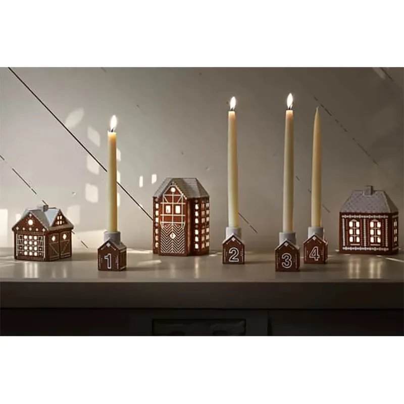 Gingerbread Laterne groß 17cm Braun by Kähler – product photo 3 of 4