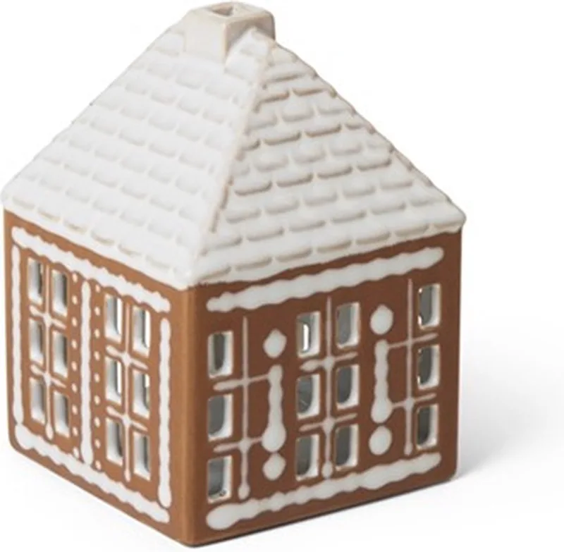 Gingerbread Lighthouse H11cm by Kähler in Bruin – product photo