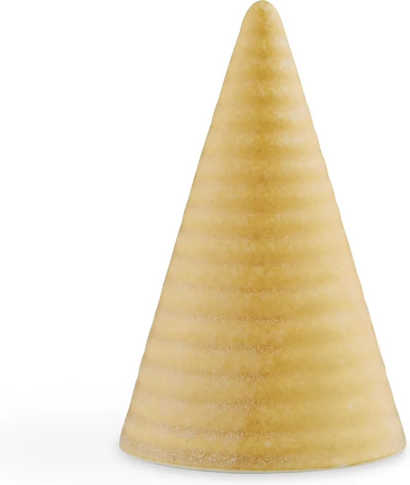 Glazed Cone - 11 cm - Donker van Kähler in Geel – productfoto