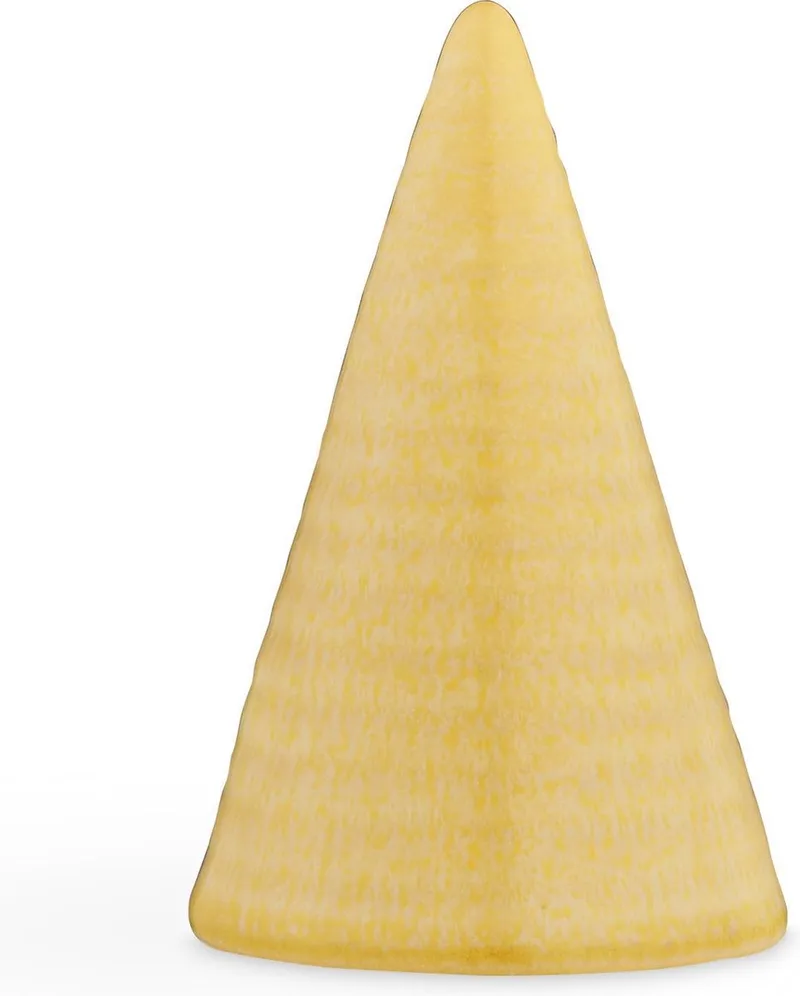 Glazed Cone - 11 cm - Helder van Kähler in Geel – productfoto