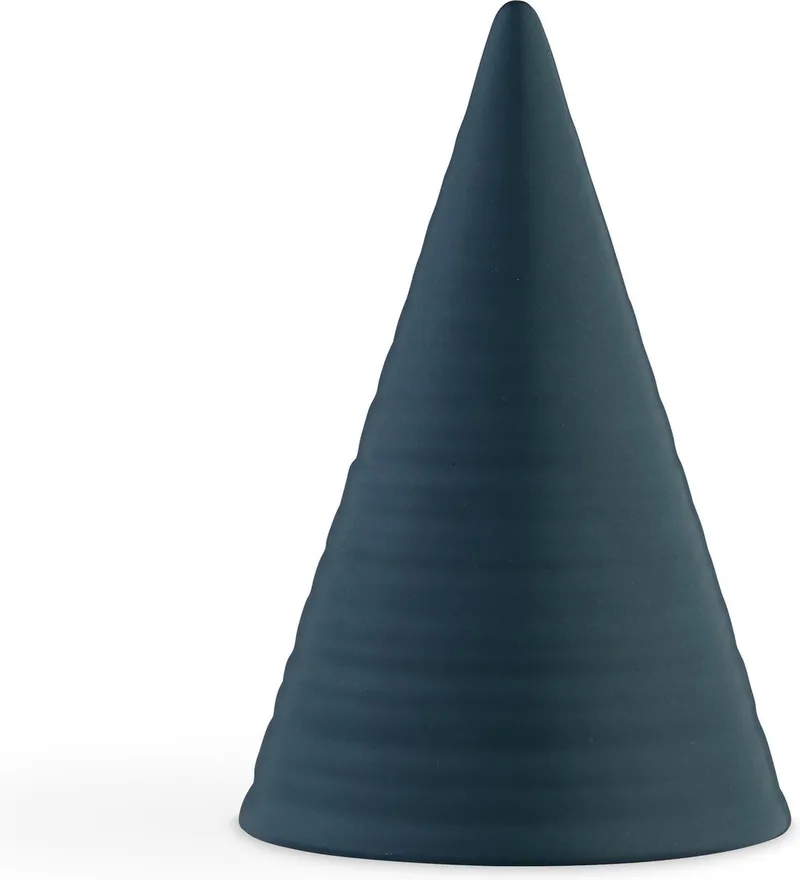 Glazed Cone - 15 cm - Donker von Kähler in Blauw – Produktfoto