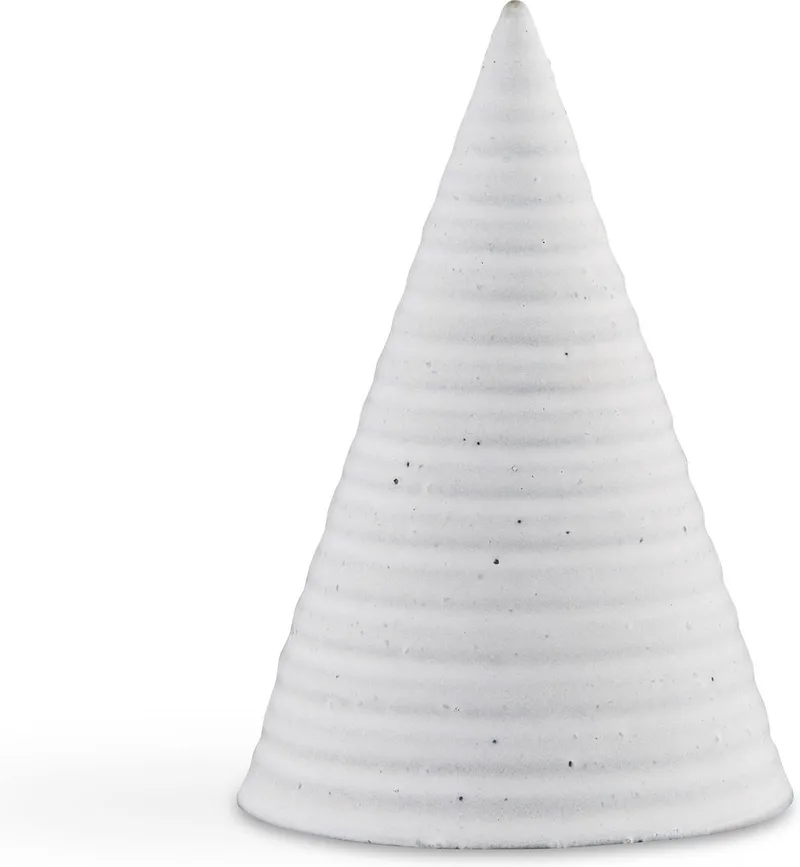 Glazed Cone - 15 cm - Licht by Kähler in Grijs – product photo