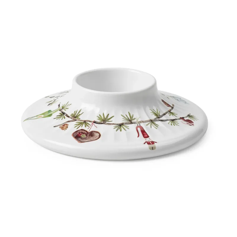 Hammershøi Christmas Blockkerzenhalter Ø13cm Weiß van Kähler – productfoto