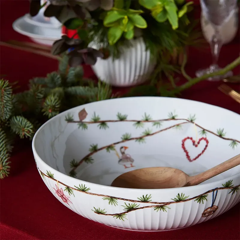 Hammershøi Christmas Schale Ø30cm Weiß by Kähler – product photo 3 of 3