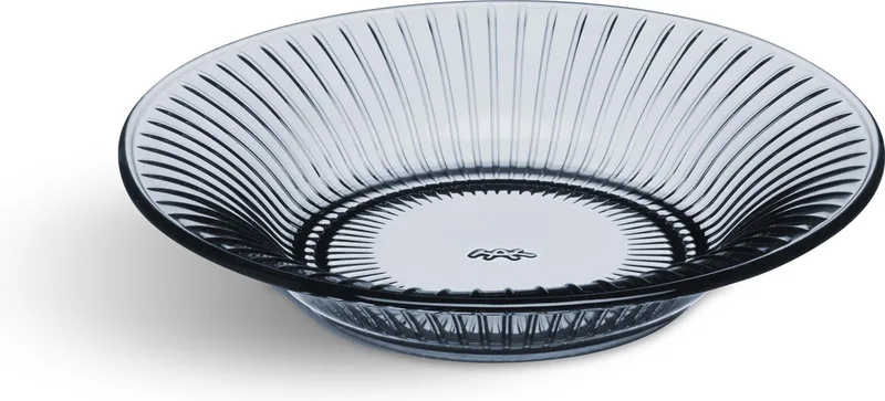 Hammershøi Glazen Schaal - 17 cm - Indigo by Kähler in Blauw – product photo