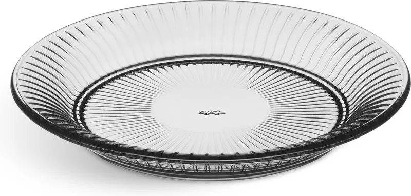 Hammershøi Glazen Schaal - 22 cm by Kähler in Grijs – product photo