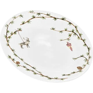 Hammershøi Jul Teller oval 27 x 34cm fra Kähler – produktbillede 3 af 5