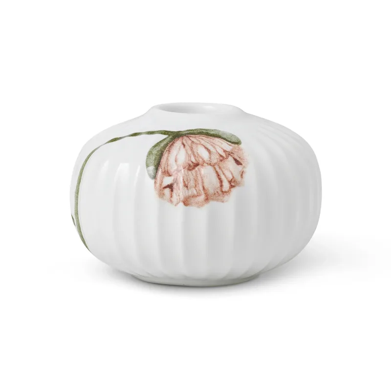 Hammershøi Poppy Kerzenhalter Ø7,5cm Weiß de Kähler – photo du produit