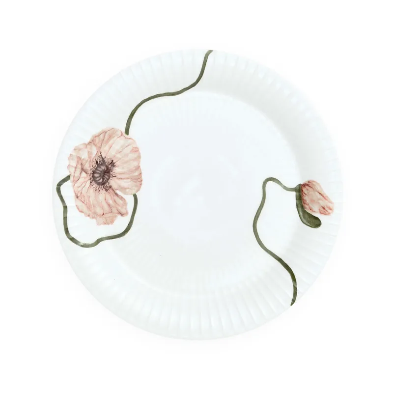 Hammershøi Poppy kleiner Teller 22cm Weiß de Kähler – photo du produit