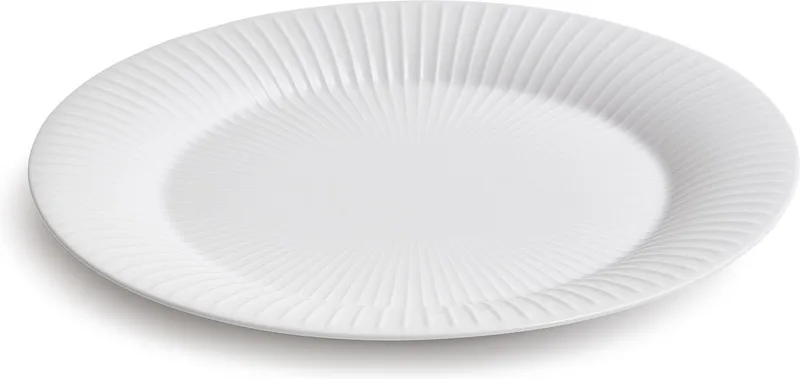 Hammershøi Serveerbord - 28x22,5x2,5 cm - Porselein de Kähler en Wit – photo du produit