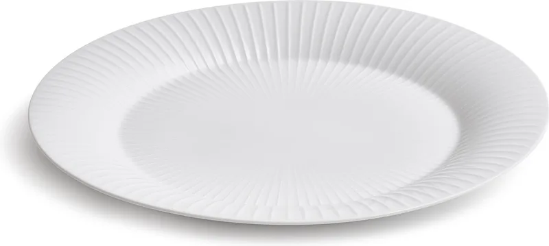 Hammershøi Serveerbord - 34x27x3 cm - Porselein de Kähler en Wit – photo du produit
