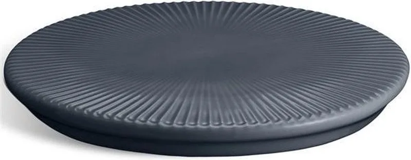 Hammershøi Serveerbord - Ø 25 cm - Keramiek von Kähler in Antraciet – Produktfoto