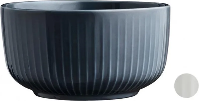 Hammershøi Serveerschaal - Ø 17 cm - Hoogte 9 cm van Kähler in Antraciet – productfoto