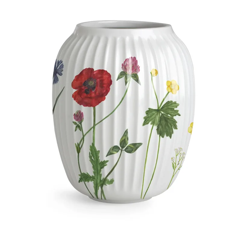 Hammershøi Summer Vase H21 cm wild flowers fra Kähler – produktbillede