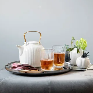 Hammershøi Teekanne Weiß van Kähler – productfoto 3 van 4