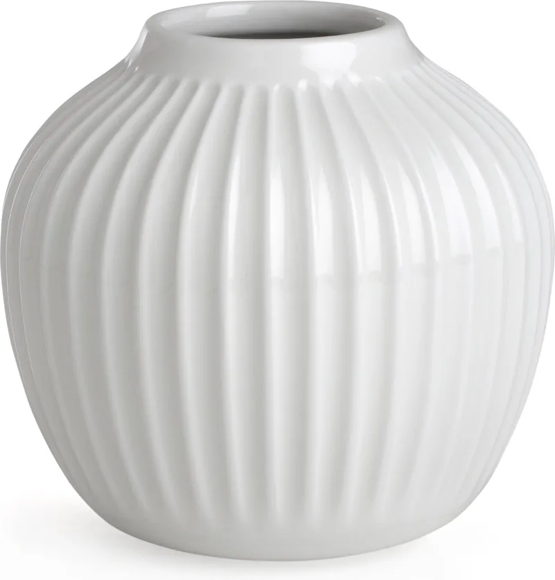 Hammershøi Vaas - Ø 13,5 cm - Hoogte 12,5 cm by Kähler in White – product photo