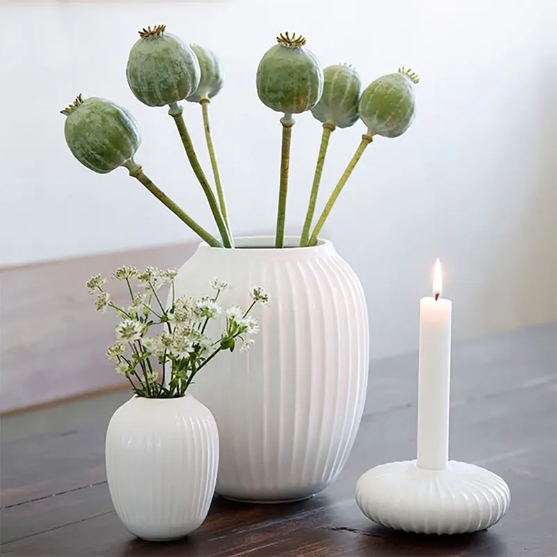 Hammershøi Vase groß Weiß de Kähler – photo du produit 2 sur 5